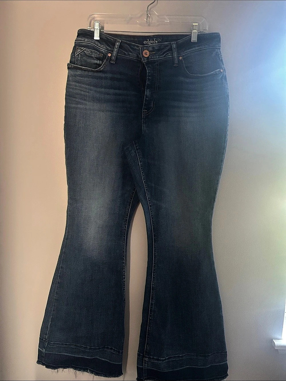 Maurices Edgely High Rise Flare Jean Women's Blue